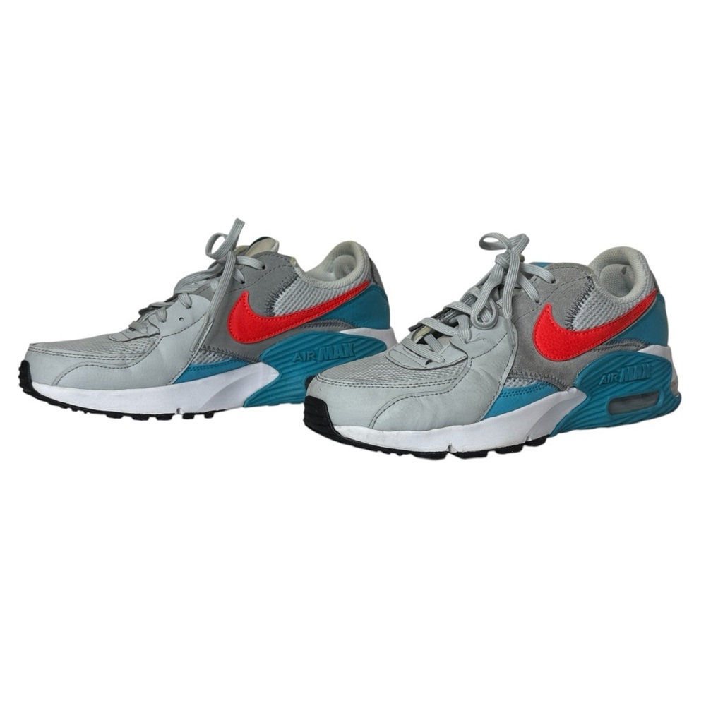 Nike Air Max Excee Pure Platinum/ Teal Bright Crimson Womens 8 Sneakers Shoes